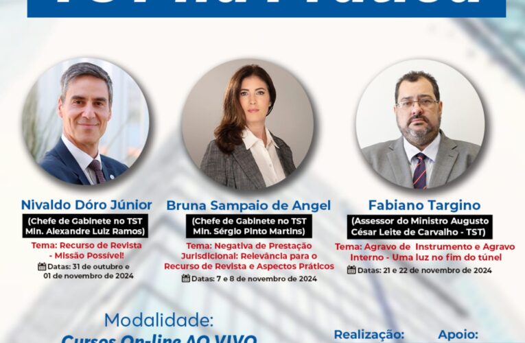 Divulgação de Curso: TST na Prática