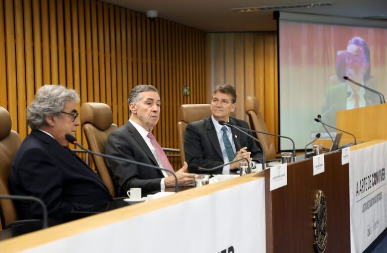 Ministro Barroso destaca potencial da Justiça Restaurativa para a reconciliação nacional