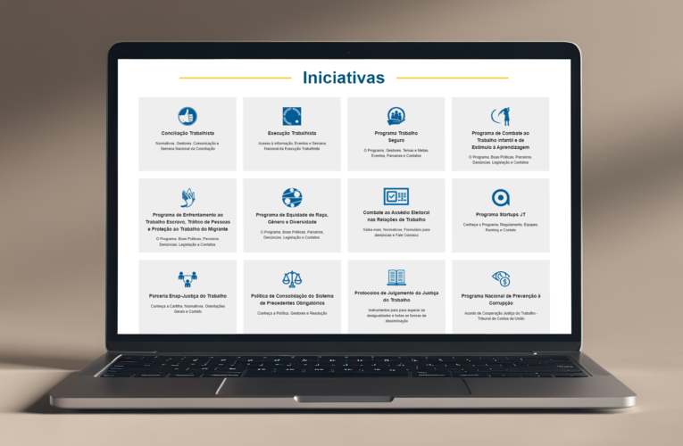 CSJT lança página que centraliza iniciativas e programas da Justiça do Trabalho